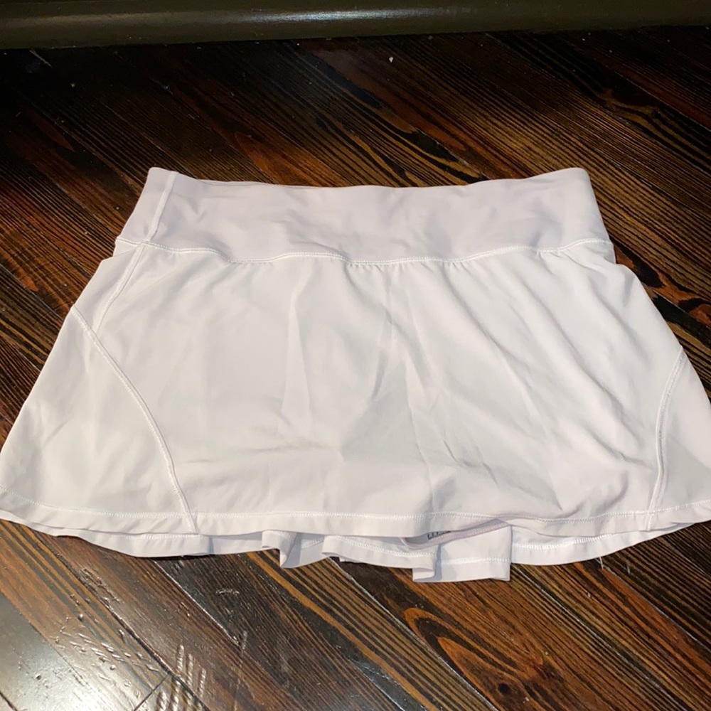 White lululemon tennis skirt